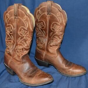 Ariat Women's 8.5 B Western Leather Boots (SEE PHOTOS/READ)